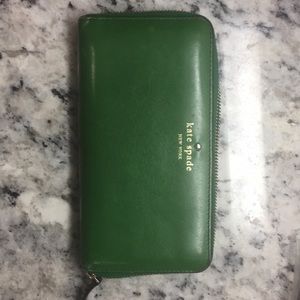 Green Kate Spade Wallet